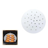 100Pcs 7/8/9 Non-Stick Air Fryer Parchment Liners - 18CM - Rear View