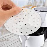 100Pcs 7/8/9 Non-Stick Air Fryer Parchment Liners - 18CM