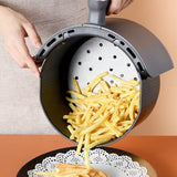 100Pcs 7/8/9 Non-Stick Air Fryer Parchment Liners - 23CM - Side View