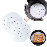 100Pcs 7/8/9 Non-Stick Air Fryer Parchment Liners - 23CM - Extra Image