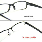 Silicone Anti-Slip Stick On Nose Pads for Eyeglass Sunglasses Glasses Clear - 1.8mm - Close-Up Angle