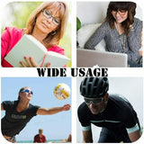 Silicone Anti-Slip Stick On Nose Pads for Eyeglass Sunglasses Glasses Clear - 2.8mm - 45-Degree Angle