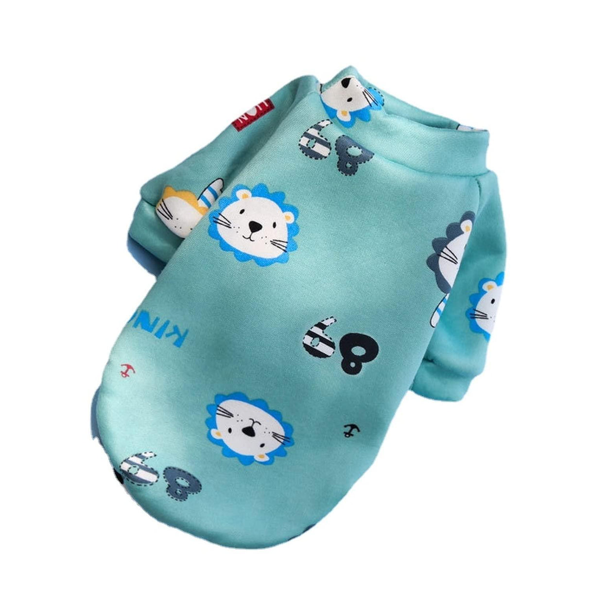 M Size Cute Pet Dog Warm Jumper Sweater Clothes Cat Knitwear Knitted Coats Winter - Green Lemon