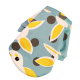 L Size Cute Pet Dog Warm Jumper Sweater Clothes Puppy Cat Knitwear Knitted Coats Winter - Blue Rabbit