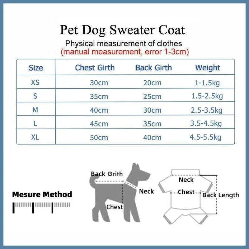 L Size Cute Pet Dog Warm Jumper Sweater Clothes Puppy Cat Knitwear Knitted Coats Winter - Purple Camouflage