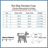 L Size Cute Pet Dog Warm Jumper Sweater Clothes Puppy Cat Knitwear Knitted Coats Winter - Purple Camouflage - Top-Down View