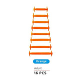 No Tie Elastic Silicone Shoe Laces 16PCS Shoelaces for Sneakers and Runners - Orange 16PCS