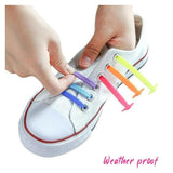 No Tie Elastic Silicone Shoe Laces 16PCS Shoelaces for Sneakers and Runners - Brown 16PCS - Extra Image