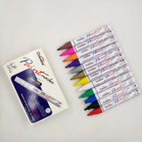 Multicolour Permanent Paint Marker Pens for Tyre Metal Glass Rubber - Purple