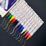 Multicolour Permanent Paint Marker Pens for Tyre Metal Glass Rubber - Pink
