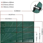 Junesix A1 A2 A3 A4 A5 Pvc Cutting Mat Durable Diy Self Healing Engraving Pad Au - A1