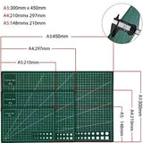 Junesix A1 A2 A3 A4 A5 Pvc Cutting Mat Durable Diy Self Healing Engraving Pad Au - A1 - Top-Down View
