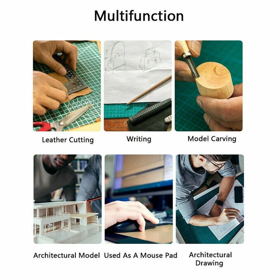 Junesix A1 A2 A3 A4 A5 Pvc Cutting Mat Durable Diy Self Healing Engraving Pad Au - A1