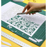 Junesix A1 A2 A3 A4 A5 Pvc Cutting Mat Durable Diy Self Healing Engraving Pad Au - A1