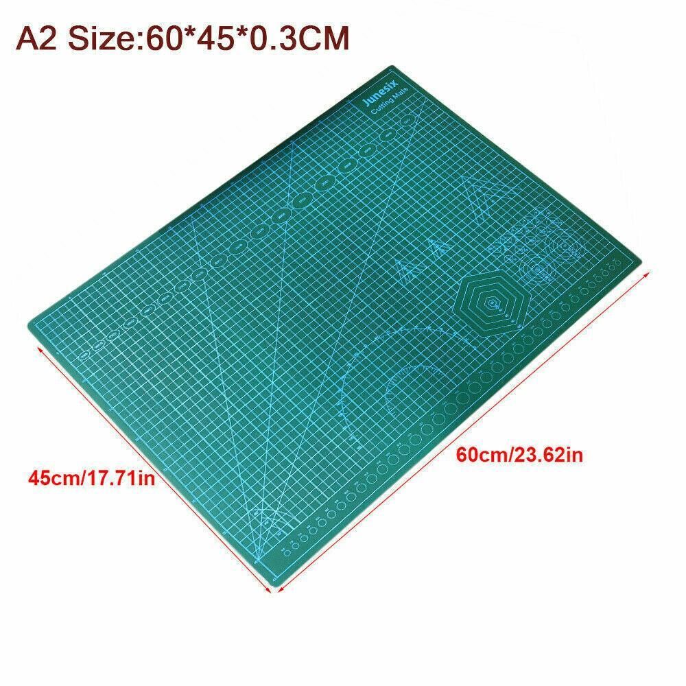 Junesix A1 A2 A3 A4 A5 Pvc Cutting Mat Durable Diy Self Healing Engraving Pad Au - A2