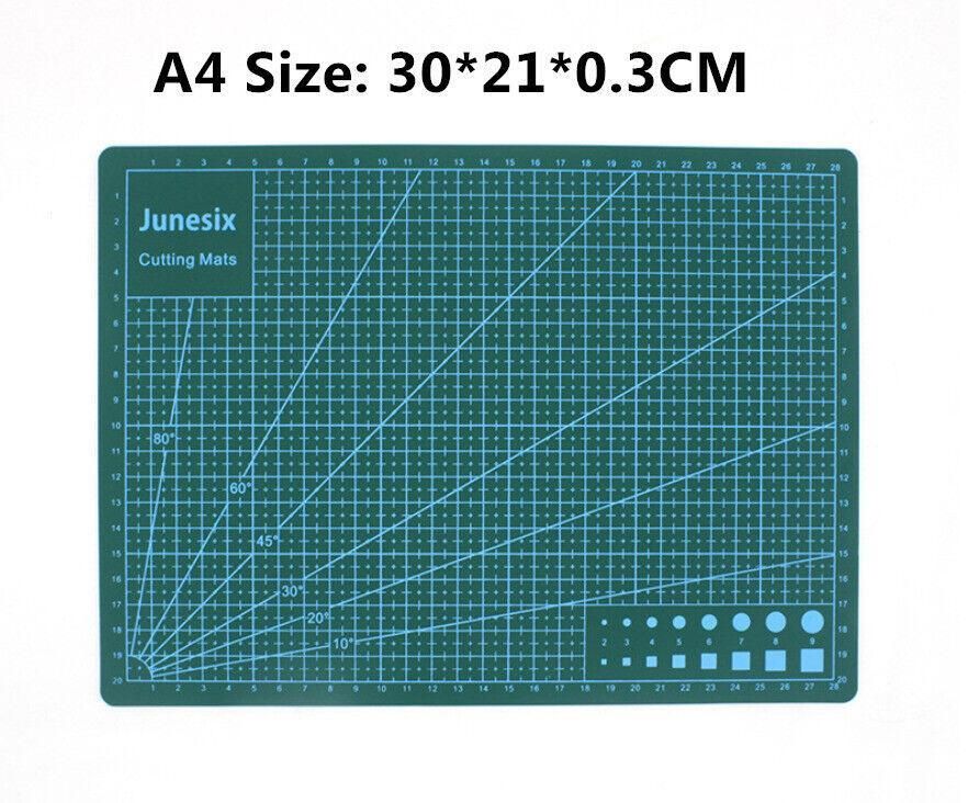 Junesix A1 A2 A3 A4 A5 Pvc Cutting Mat Durable Diy Self Healing Engraving Pad Au - A2