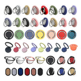 Iring Phone Ring Finger Holder Stand Car Mount Hook For Iphone Ipad Mobile Grip - A2- Silver - Side View