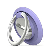 Iring Phone Ring Finger Holder Stand Car Mount Hook For Iphone Ipad Mobile Grip - A8- Purple