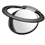 Iring Phone Ring Finger Holder Stand Car Mount Hook For Iphone Ipad Mobile Grip - D- Black