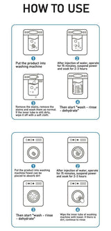 6-48 Pcs Washing Machine Effervescent Tub Bomb Cleaner Remover Deodorant Clean - 6 PCS - 45-Degree Angle