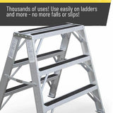 Anti Slip Tape High Grip Adhesive For Flooring Stair Tread - Yellow&Black (2.5cm x 5m) - Top-Down View