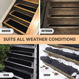 Anti Slip Tape High Grip Adhesive For Flooring Stair Tread - Black (5cm x 5m) - 45-Degree Angle