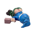 Funny Drunk Dwarf Garden Gnome Decor Yard Patio Ornament Rude Passed Out Statue