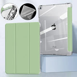 Shockproof Silicone iPad Air 4 Cover with Pencil Slot and Smart Wake - Grey - Low Angle
