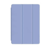 Shockproof Silicone iPad Air 4 Cover with Pencil Slot and Smart Wake - Lavender Grey