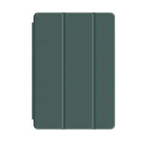 Shockproof Silicone iPad Air 4 Cover with Pencil Slot and Smart Wake - Dark Green