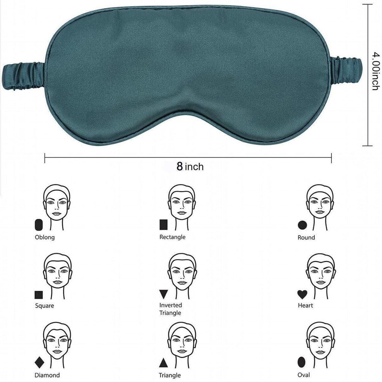 Pure Soft Silk Eyeshade Blindfold Sleep Eye Mask Cover Light Shade Travel Relax - Flesh Pink