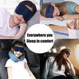 Pure Soft Silk Eyeshade Blindfold Sleep Eye Mask Cover Light Shade Travel Relax - Flesh Pink - Close-Up Angle