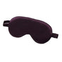 Pure Soft Silk Eyeshade Blindfold Sleep Eye Mask Cover Light Shade Travel Relax - Deep Purple