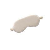 Pure Soft Silk Eyeshade Blindfold Sleep Eye Mask Cover Light Shade Travel Relax - Apricot