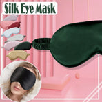 Pure Soft Silk Eyeshade Blindfold Sleep Eye Mask Cover Light Shade Travel Relax - Apricot