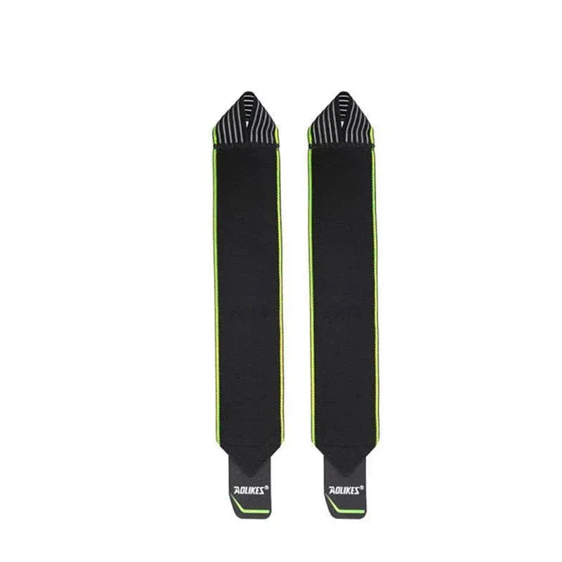 Aolikes 1 Pair Adjustable Wrist Support Wrap Strap Compression Hand Brace Au - Green (1 Pair)