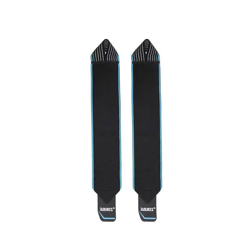 Aolikes 1 Pair Adjustable Wrist Support Wrap Strap Compression Hand Brace Au - Blue (1 Pair)