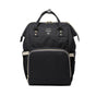 Luxury Multifunctional Diaper Nappy Backpack Maternity Mummy Changing Bag - Black