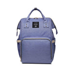 Luxury Multifunctional Diaper Nappy Backpack Maternity Mummy Changing Bag - Pink Gray
