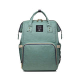 Luxury Multifunctional Diaper Nappy Backpack Maternity Mummy Changing Bag - Pink Gray