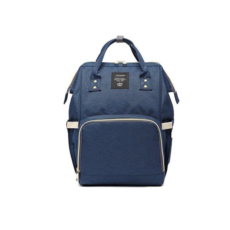 Luxury Multifunctional Diaper Nappy Backpack Maternity Mummy Changing Bag - Navy