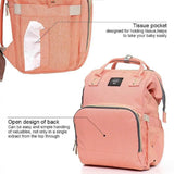 Luxury Multifunctional Diaper Nappy Backpack Maternity Mummy Changing Bag - Navy