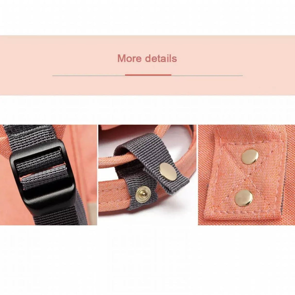 Luxury Multifunctional Diaper Nappy Backpack Maternity Mummy Changing Bag - Wavy Grain