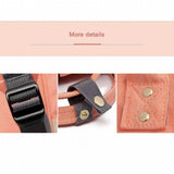 Luxury Multifunctional Diaper Nappy Backpack Maternity Mummy Changing Bag - Wavy Grain - Close-Up Angle