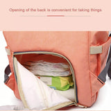 Luxury Multifunctional Diaper Nappy Backpack Maternity Mummy Changing Bag - Wavy Grain - Extra Image