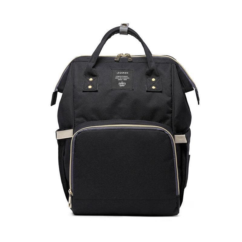 Luxury Multifunctional Diaper Nappy Backpack Maternity Mummy Changing Bag - Light Gray