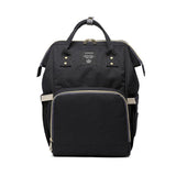 Luxury Multifunctional Diaper Nappy Backpack Maternity Mummy Changing Bag - Light Gray - Close-Up Angle