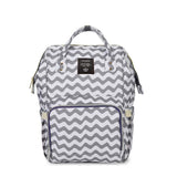 Luxury Multifunctional Diaper Nappy Backpack Maternity Mummy Changing Bag - Light Gray - Extra Image