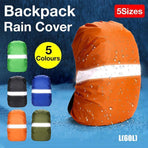 L Size Outdoor Foldable Backpack WaterProof Rain Cover Rucksack Camping Travel - Army Green