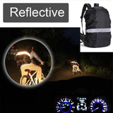 L Size Outdoor Foldable Backpack WaterProof Rain Cover Rucksack Camping Travel - Army Green - Top-Down View